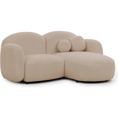 ROPEZ Светлокафяв ъглов диван от букле (десен ъгъл) Orbit - Ropez (Orbit A+1,5+OT+A Quelle 03 Standard)