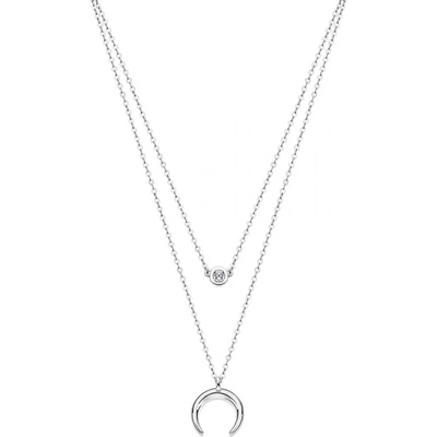 Lotus Silver Дамско сребърно колие с цирконий Lotus Silver LP1962-1/1 (LP1962-1/1)
