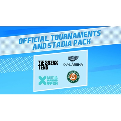 Tennis World Tour 2 Official Tournaments and Stadia Pack