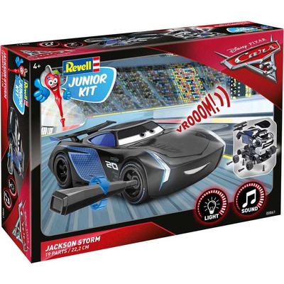 Revell Junior Kit auto 00861 Cars 3 Jackson Hrom světelné a zvukové efekty 1:20