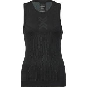 X-Bionic Дамска тениска X-Bionic Women's Xceed Run Tank Top Running shirt - X Black / Rhino Grey (916-3659-0212)
