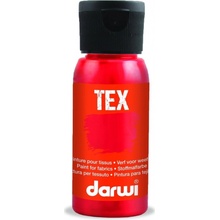 Darwi Tex barva na textil Rumělková červená 50 ml