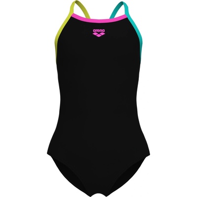 Arena Feel Girls' Solid Light Drop Back Dívčí plavky