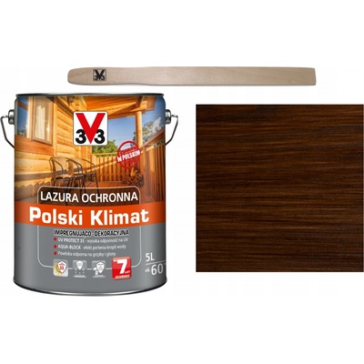 Lazura V33 Polský Klimat 7 let 5 L impregnační palisandr satyna