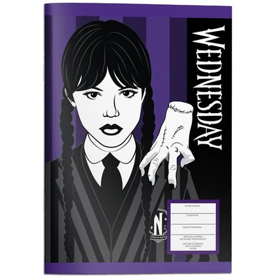 Diakakis Тетрадка, 17x25cm, 40л, WEDNESDAY (30123-А-WEDNESDAY)