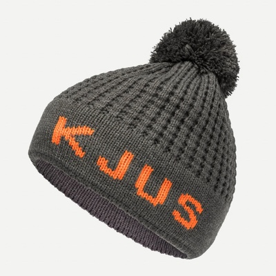 Kjus s Logo beanie dětská čepice šedá