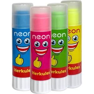 Herkules Неоново лепило на стик Herkules, различни цветове, 15 г