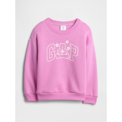 GAP Бебешки суитшърт с логото на GAP GAP | Rozov | Момичешки | 5 години