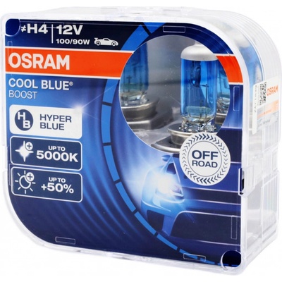 Osram Cool Blue Boost H4 12V 100/90W P43t 2 ks