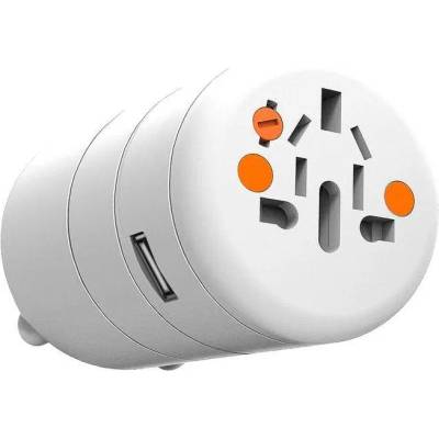 A-Solar Xtorm One World Adapter CX008 - захранване за ел. мрежа с USB изход и преходници за цял свят за мобилни устройства