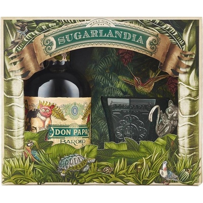 Don Papa Baroko Glass Pack Rum 40% 0,7 l (holá láhev)