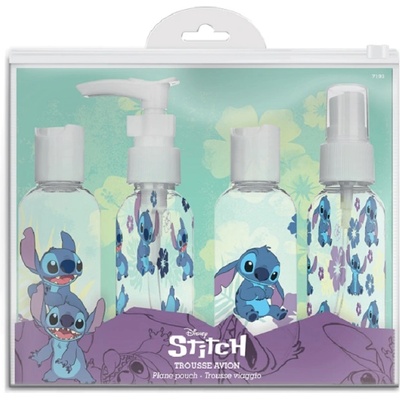 Disney Детски несесер за пътуване Stitch, 4 части
