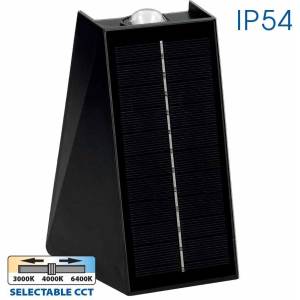 VIVALUX Соларен LED аплик POLUX SOLAR LED ∙ 4W ∙ CCT 3000K-4000K-6400K ∙ IP54 | Фасадно осветление Vivalux (VIV004789)