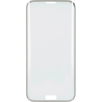 4smarts Калено стъклено защитно покритие с извити ръбове за целия дисплея на Samsung Galaxy S7 Edge - 4smarts Second Glass Curved Colour Rim (прозрачен-сребрист)