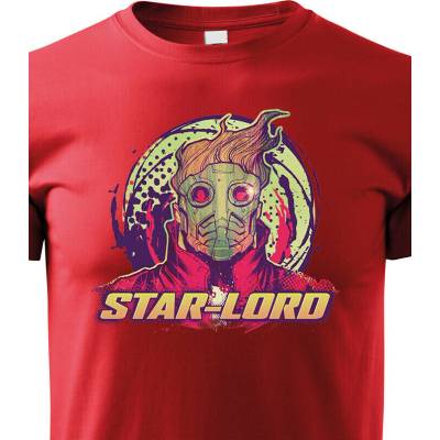 Dětské tričko Star Lord Červená Canvas Bezvatriko.cz 2353