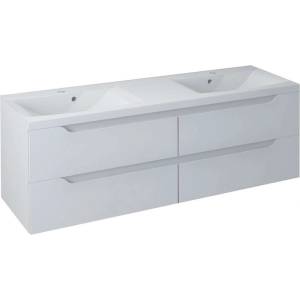 SAPHO Wave - Шкафче под двойна мивка 150x50x48 см, бял WA150-3030 (WA150-3030)