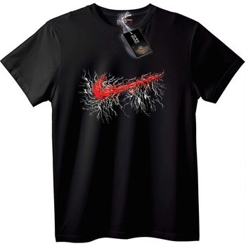 NOONEBRAND Тениска Вкоренен Swoosh - 2XL, White