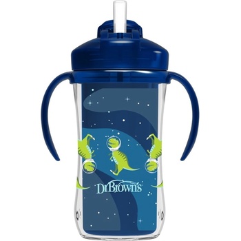 Dr. Brown's TC01202-INTL Чаша със сламка 300 мл синя 12м+ (72239323298)