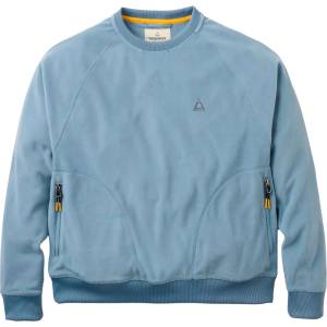 Passenger Дамски поларен пуловер Passenger Women's Ayla Micro Polartec Crew Fleece Fleece jumper - Stormy Blue - размер XXL (105-7495-0116)