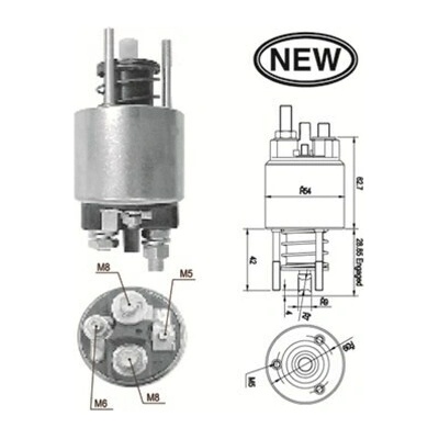 Elektromagnetický spínač pre żtartér MAGNETI MARELLI 940113050556