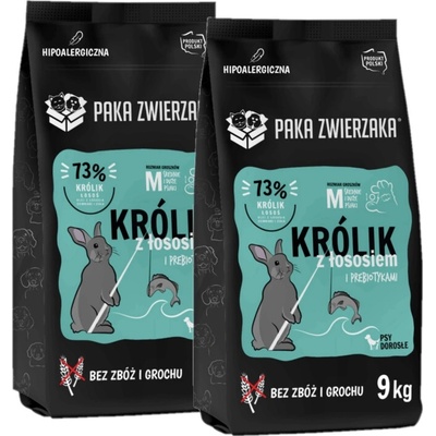 Paka Zwierzaka Seven’th Heaven-Rabbit s lososem 2 x 9 kg