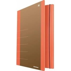 DONAU Briefcase with elastic band A4 orange DONAU