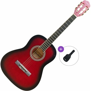 Pasadena SC041 Basic SET Red Burst Класическа китара с размер 3/4