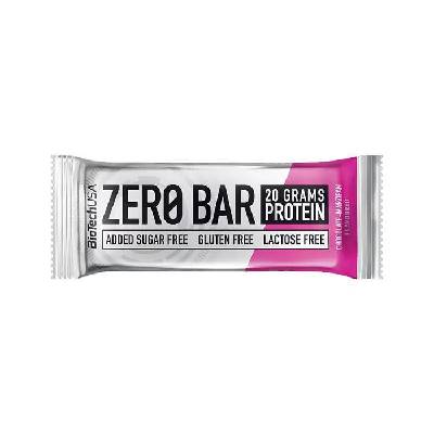 Proteínová tyčinka, bezlepková, 50g, BIOTECH USA "Zero Bar", čokoláda-marcipán