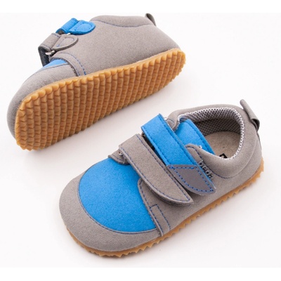 Beda detské barefoot topánky Beda Baby Tom modré