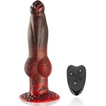 EPIC Prometheus Thrusting Dildo Titan in Flames with Remote