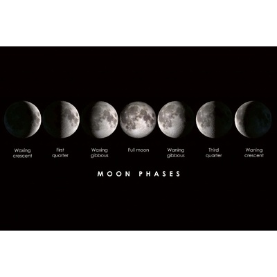 Dimex MS-5-2229 Vliesová fototapeta Fáze měsíce rozměry 375 x 250 cm