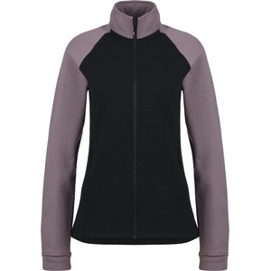 Stoic Дамско поларено яке Stoic Women's MerinoFleece335 KuolpaSt. Jacket Fleece jacket - Black / Plum Dusk (105-5555-0114)