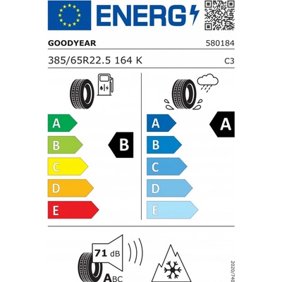 Goodyear KMAX S G2 385/65 R22.5 160/158K | Zboží Auto