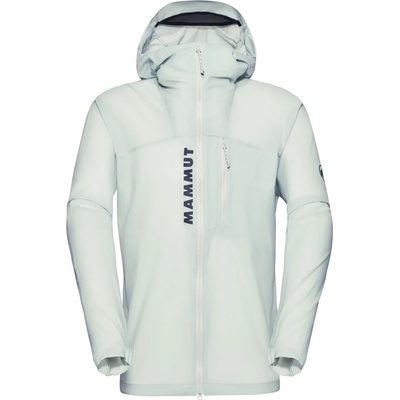 Mammut Мъжко софтшел яке Mammut Aenergy Windbreaker Hooded Jacket Softshell jacket - Silver Sage - размер XL (003-2869-0314)