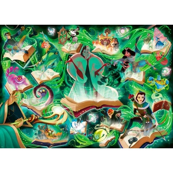 Ravensburger - Puzzle Disney Lorcana: Glimmers of the Realm: Smaragd - 1 000 piese