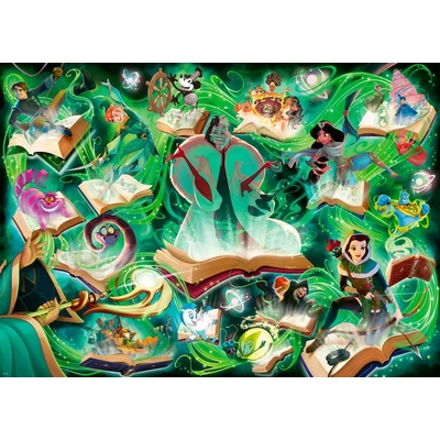 Ravensburger - Puzzle Disney Lorcana: Glimmers of the Realm: Smaragd - 1 000 piese