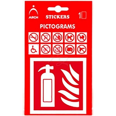 Arch informační piktogram samolepka "Hasicí přístroj" 100x170mm