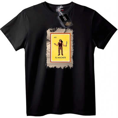 NOONEBRAND Тениска Loteria El Machete - 5XL, White
