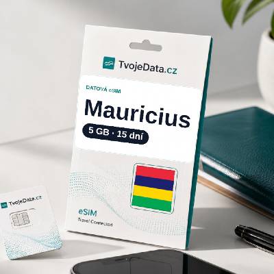 eSIM Mauricius 5 GB / 14 dní