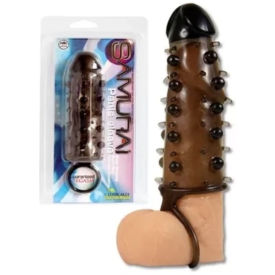 Пенис ръкав за гарантиран оргазъм, 14, 5см. - Samurai Black (NMC0001120)