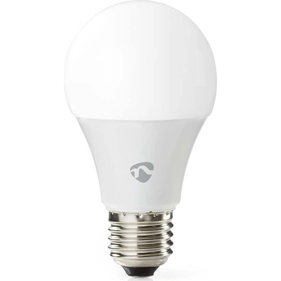Nedis Wi-Fi chytrá LED žárovka/ E27/ A60/ 9W/ 230V/ 806lm/ teplá až studená bílá/ 2700 6500K/ RGB/ bílá