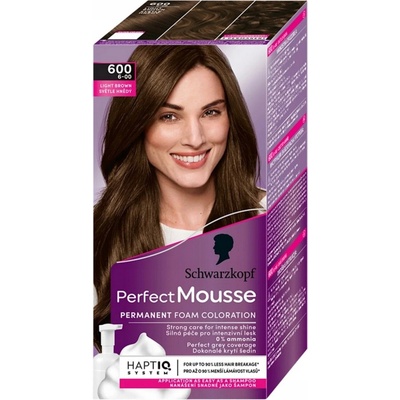 Schwarzkopf Pěny a krémy na vlasy odstín hnědé Light Brown 600