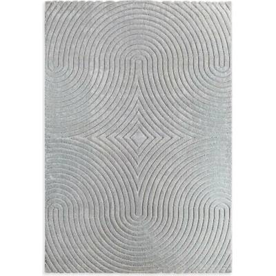 Takoy Koberec 160x230 cm ocelově šedý s reliéfním 3D vzorem VENUS BOHO 1-HF-489203 | 160 x 230 cm