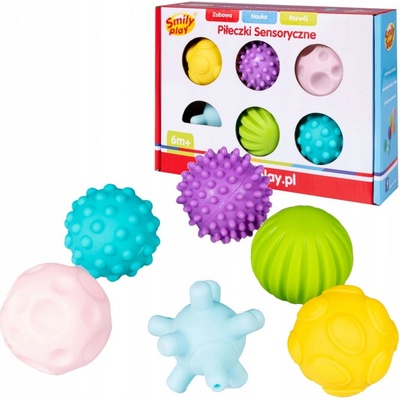 Smily Play Senzorické míčky 6 kusů