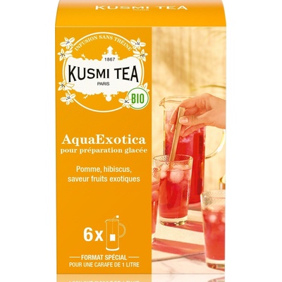 Kusmi Tea Плодов чай AquaExotica 6 големи пакетчета (21682A1330)