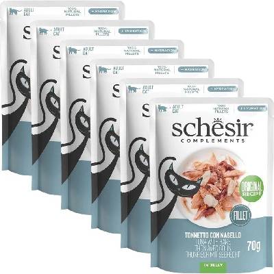 Schesir Complements Cat Tuňák se štikou v želé 6 x 70 g