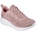 Skechers Дамски маратонки Skechers Bobs Squad Chaos - Face Off Slip On Trainers Womens - Blush