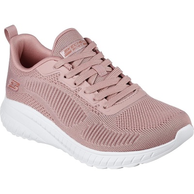 Skechers Дамски маратонки Skechers Bobs Squad Chaos - Face Off Slip On Trainers Womens - Blush