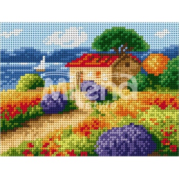 Milena Style Рибарска хижа - гоблен със схема