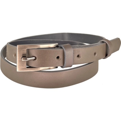 Penny Belts dámský kožený opasek 20-184-50 šedý